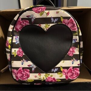 Betsey Johnson Backpack, like new